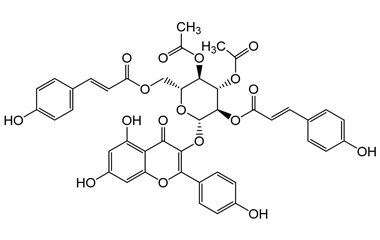 3"",4""-Di-O-acetyl-2"",6""-di-O-p-coumaroylastragalin
